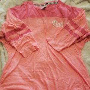 Pink PINK 3/4 sleeve shirt